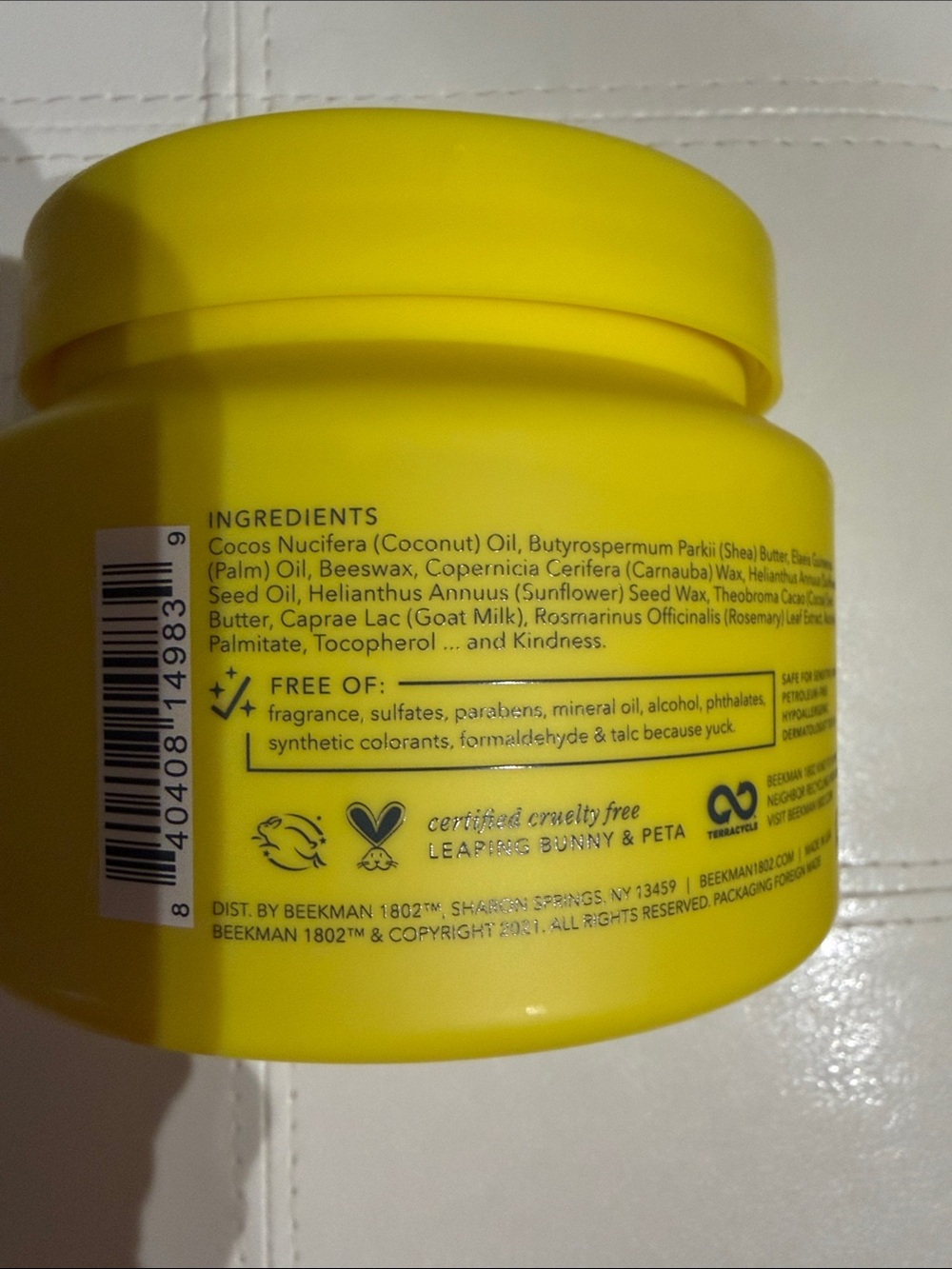 Beekman 1802 Wonder Milk Buttery Botanical Jelly - Bright Yellow Jar - Picture 2 of 3